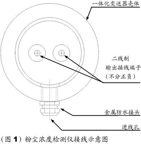 粉(fen)塵檢測(ce)儀(yi)變送(song)器電氣接線圖(tu)