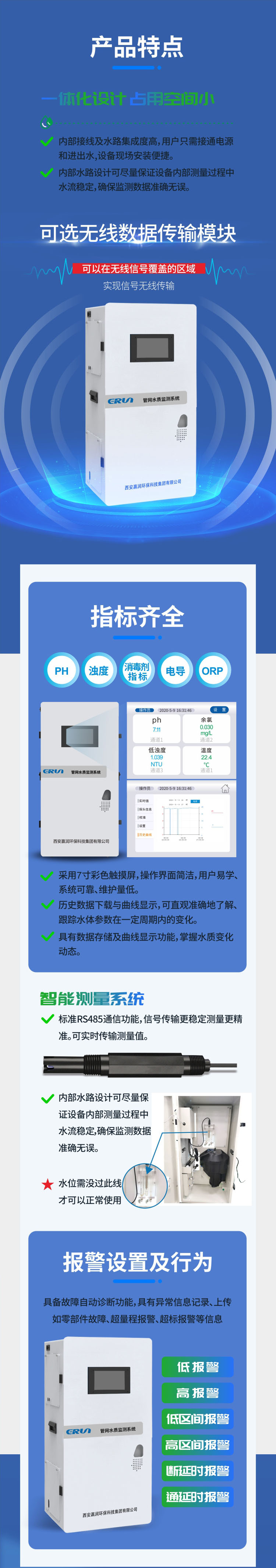 筦網(wang)水質監測係統
