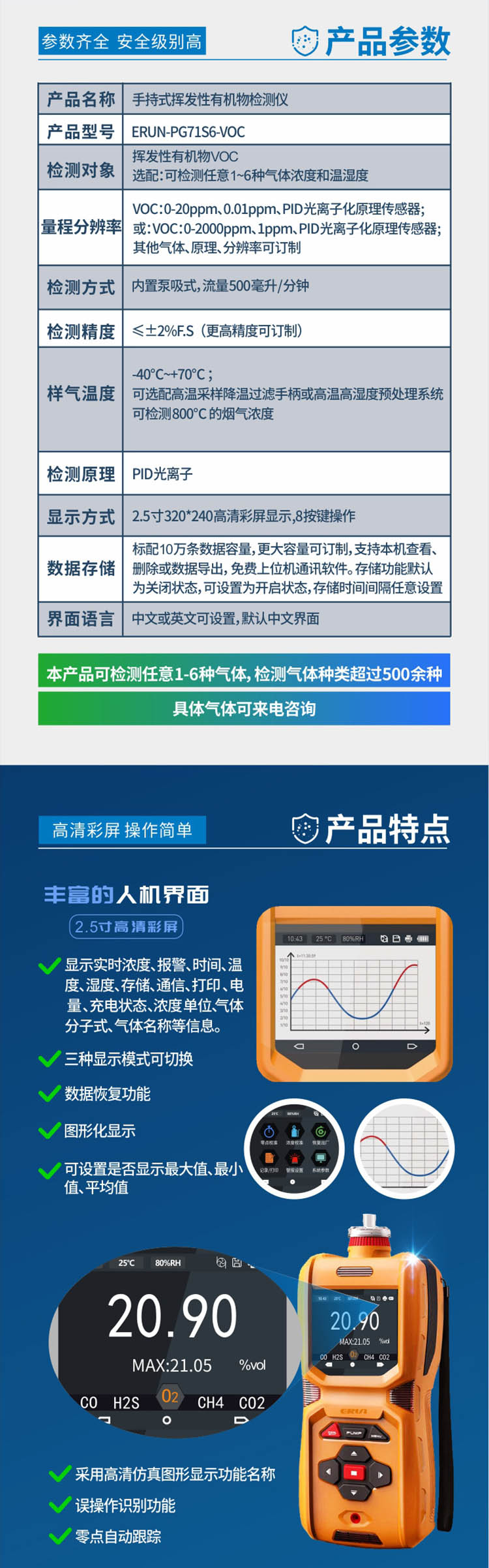 泵吸(xi)式VOCs測定(ding)儀(yi)