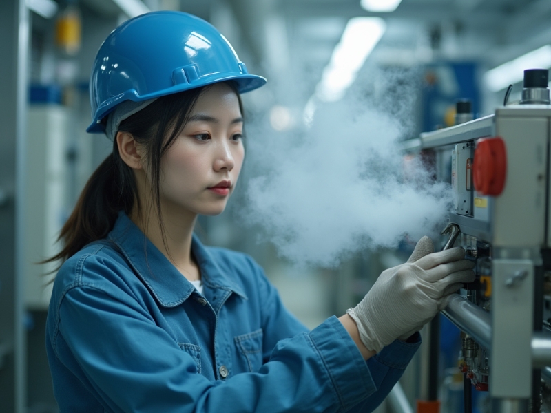 工業(ye)製冷(leng)係統機房(fang)製冷劑(ji)洩(xie)漏