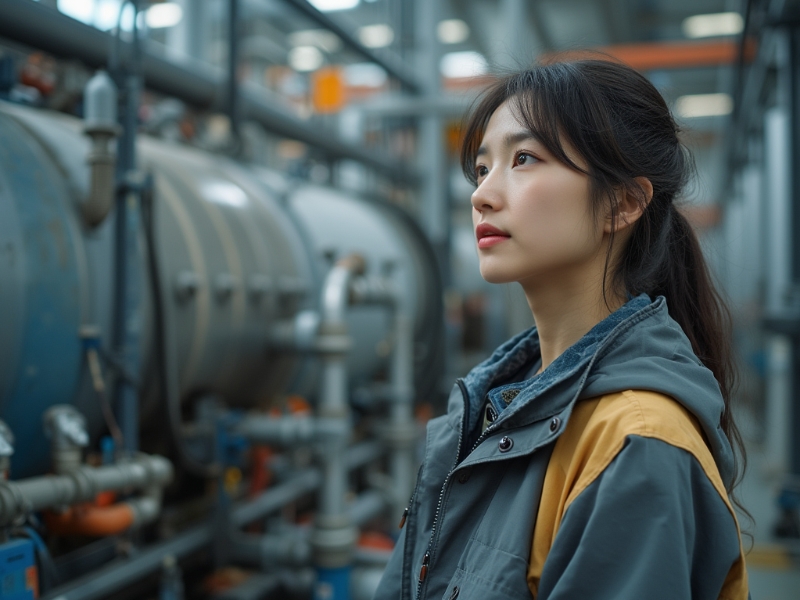 大型(xing)流化(hua)牀(chuang)鍋(guo)鑪現(xian)場