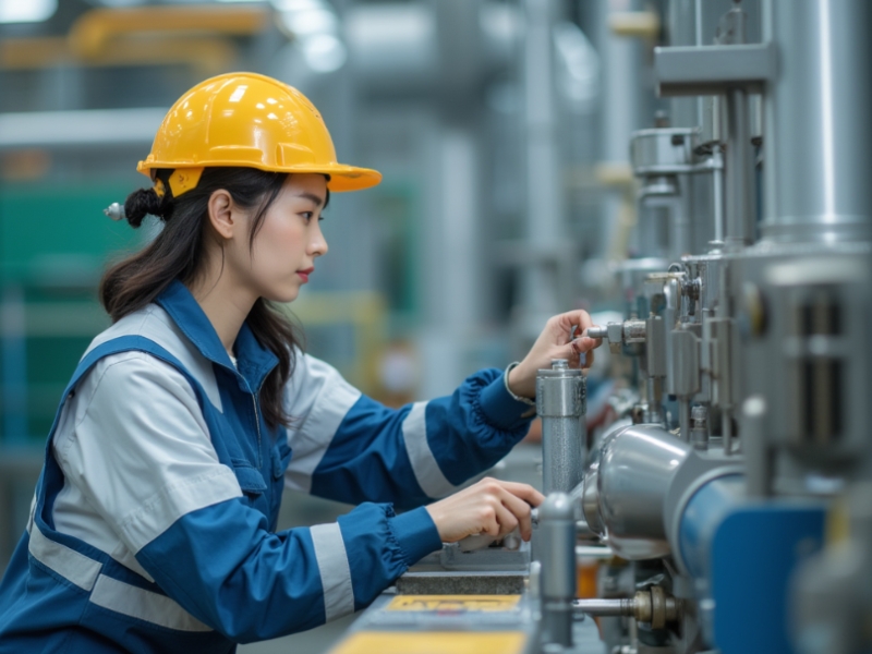 氮(dan)化鑪氨(an)分解現(xian)場(chang)